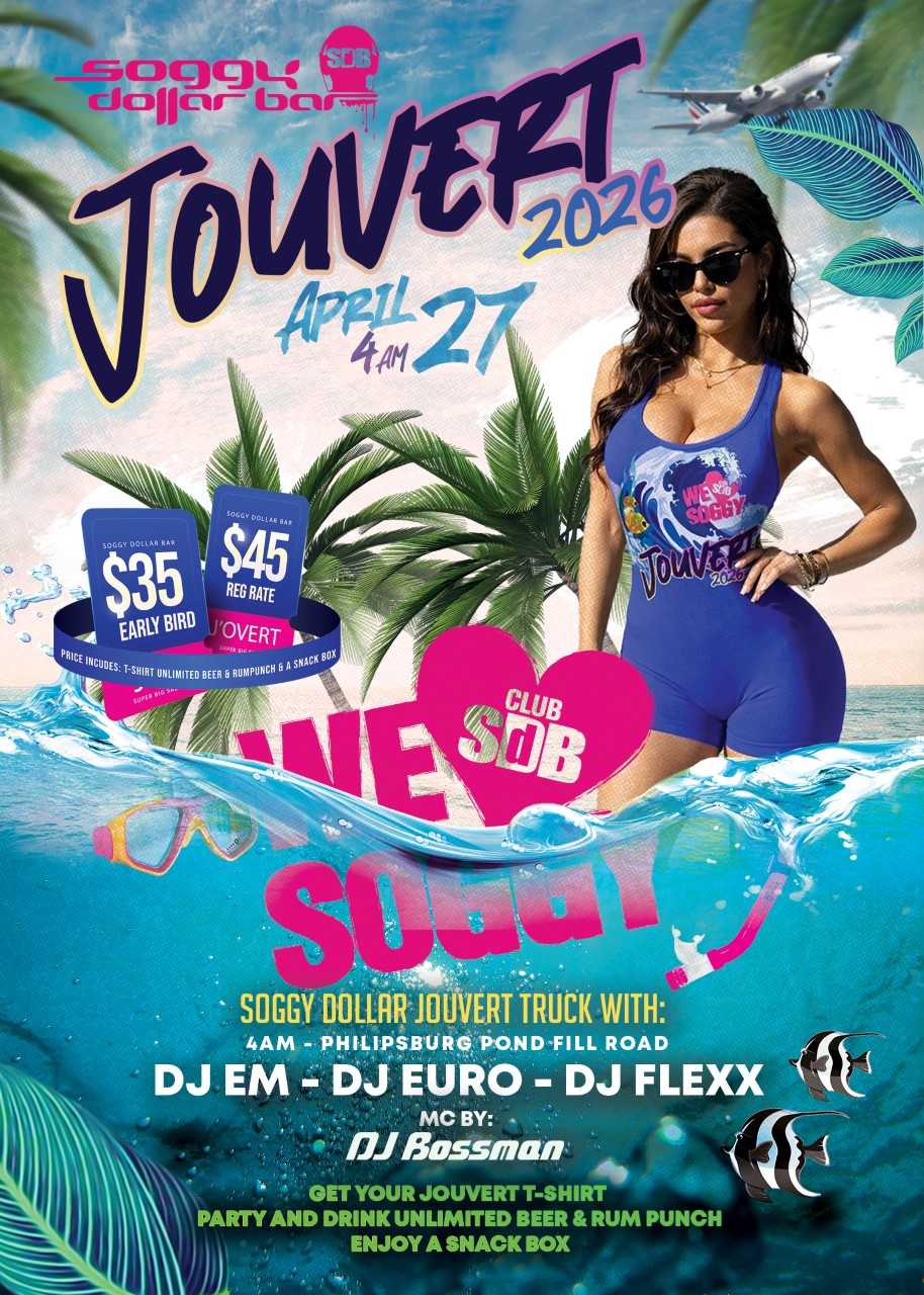 Soggy Dollar - JOUVERT 2026 - 27 Avril