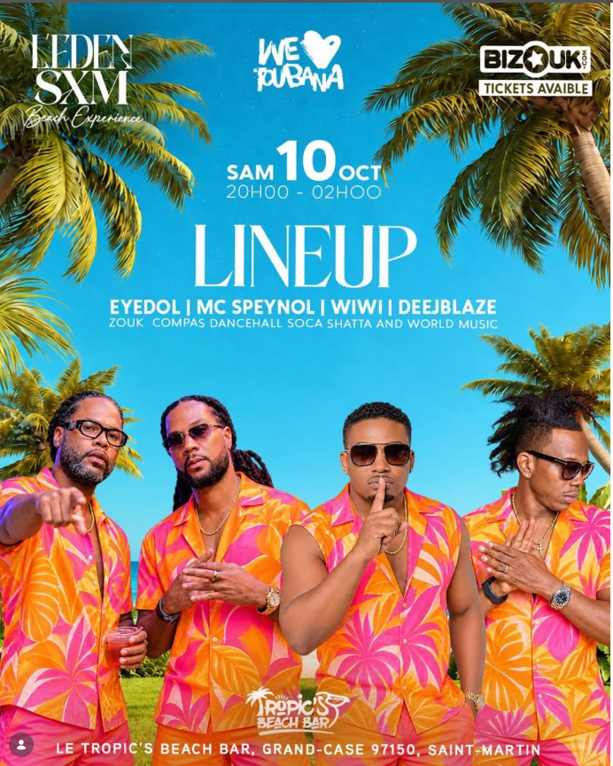 Tropics beach bar - 10 Oct 2026