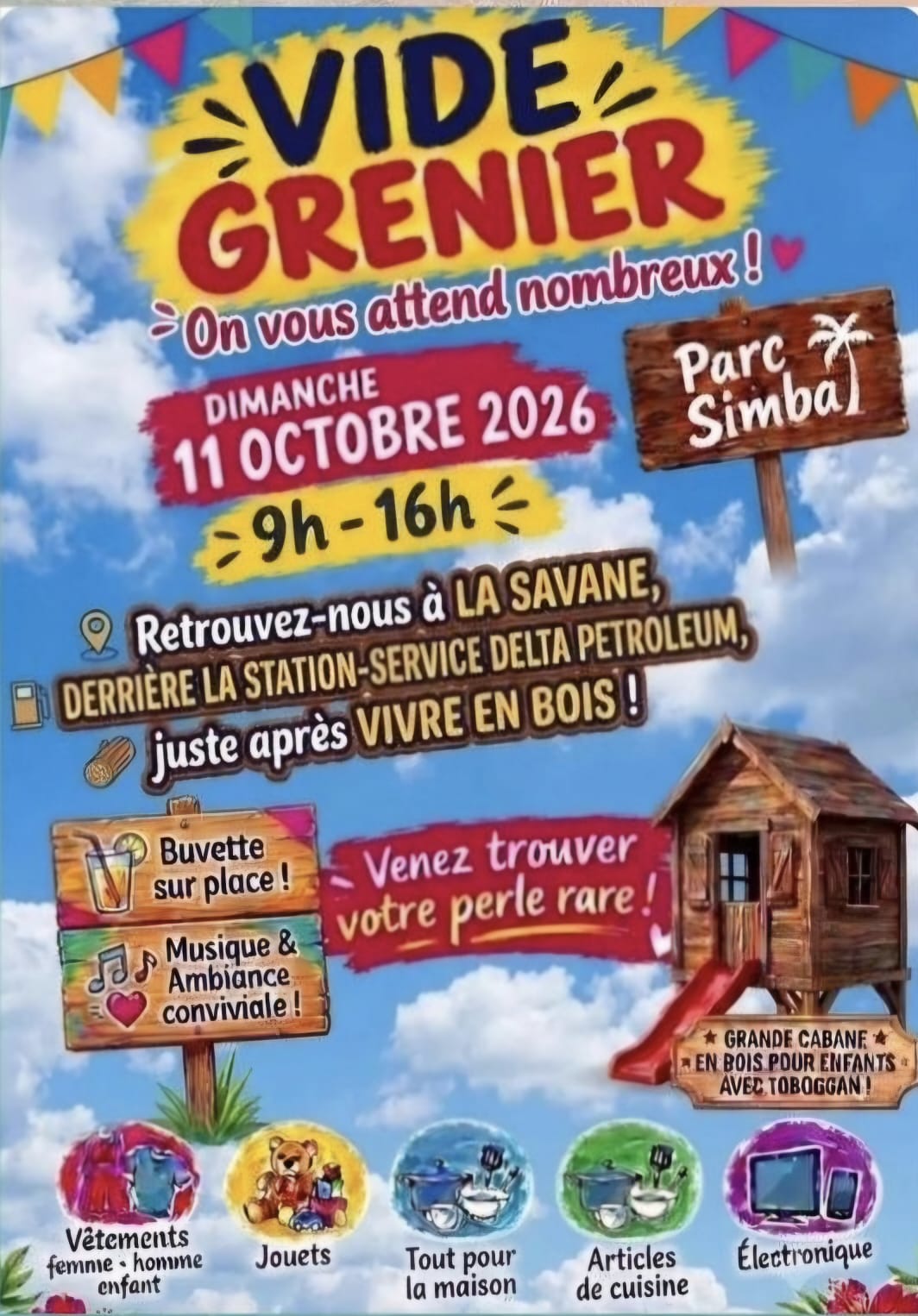 Vide grenier - 11 octobre 2026