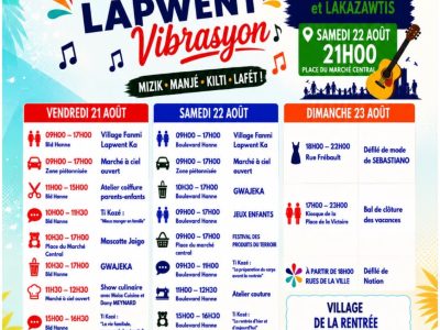 LAPWENT VIBRASYON - Programme
