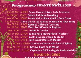 Programme Chanté Nwel de kasika